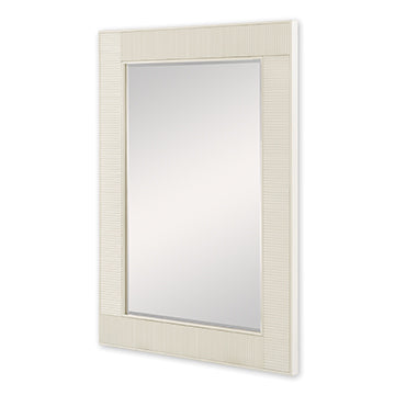 Reeded Mirror - Linen