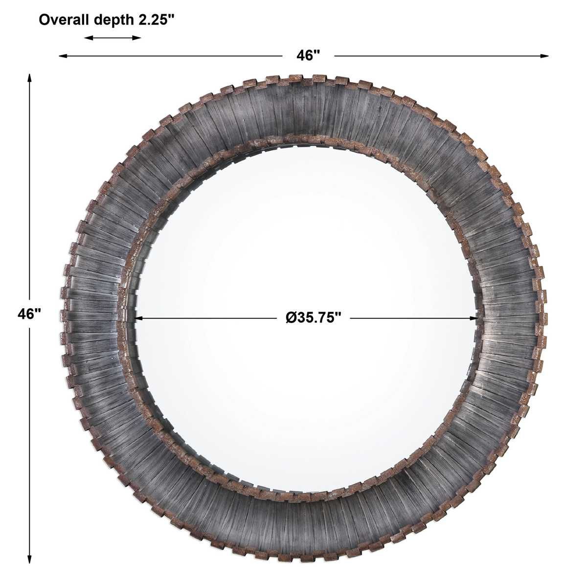 Tanaina Round Mirror – Mirrors by Uttermost | Sutter & Vale