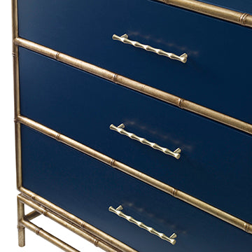 Chinoiserie Chest - Cadet Blue