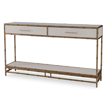 Chinoiserie Console Table - Linen