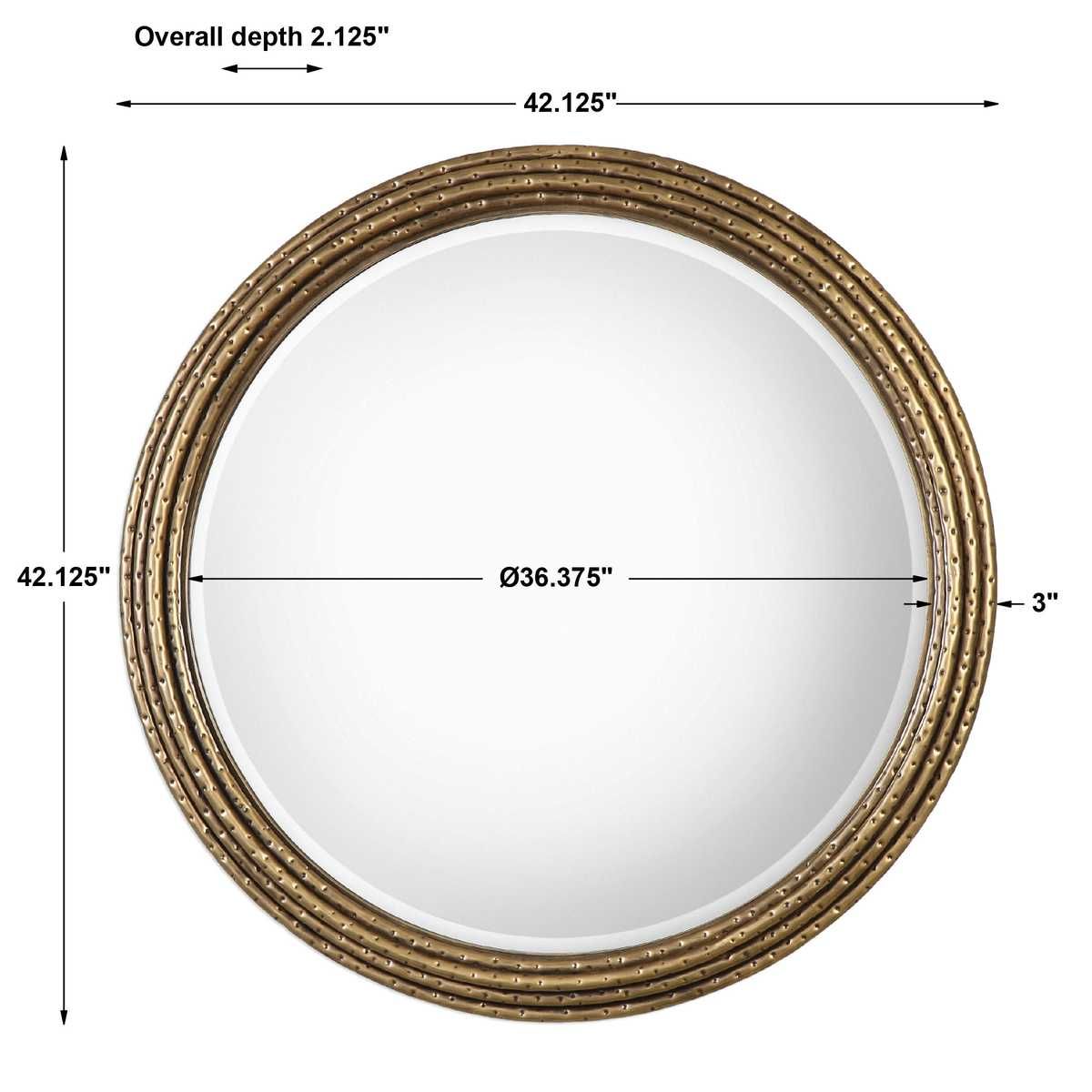 Spera Round Mirror – Mirrors by Uttermost | Sutter & Vale