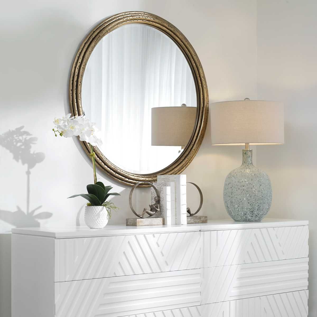 Spera Round Mirror – Mirrors by Uttermost | Sutter & Vale