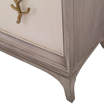 Cordelia Multi-Use Cabinet - Ash Grey / Linen