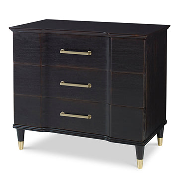 Valmont Nightstand - Hand Rubbed Raven in Hand Rubbed Raven – Ambella Home