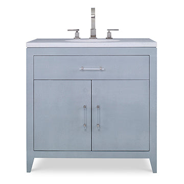 Shagreen Sink Chest - Polar Blue