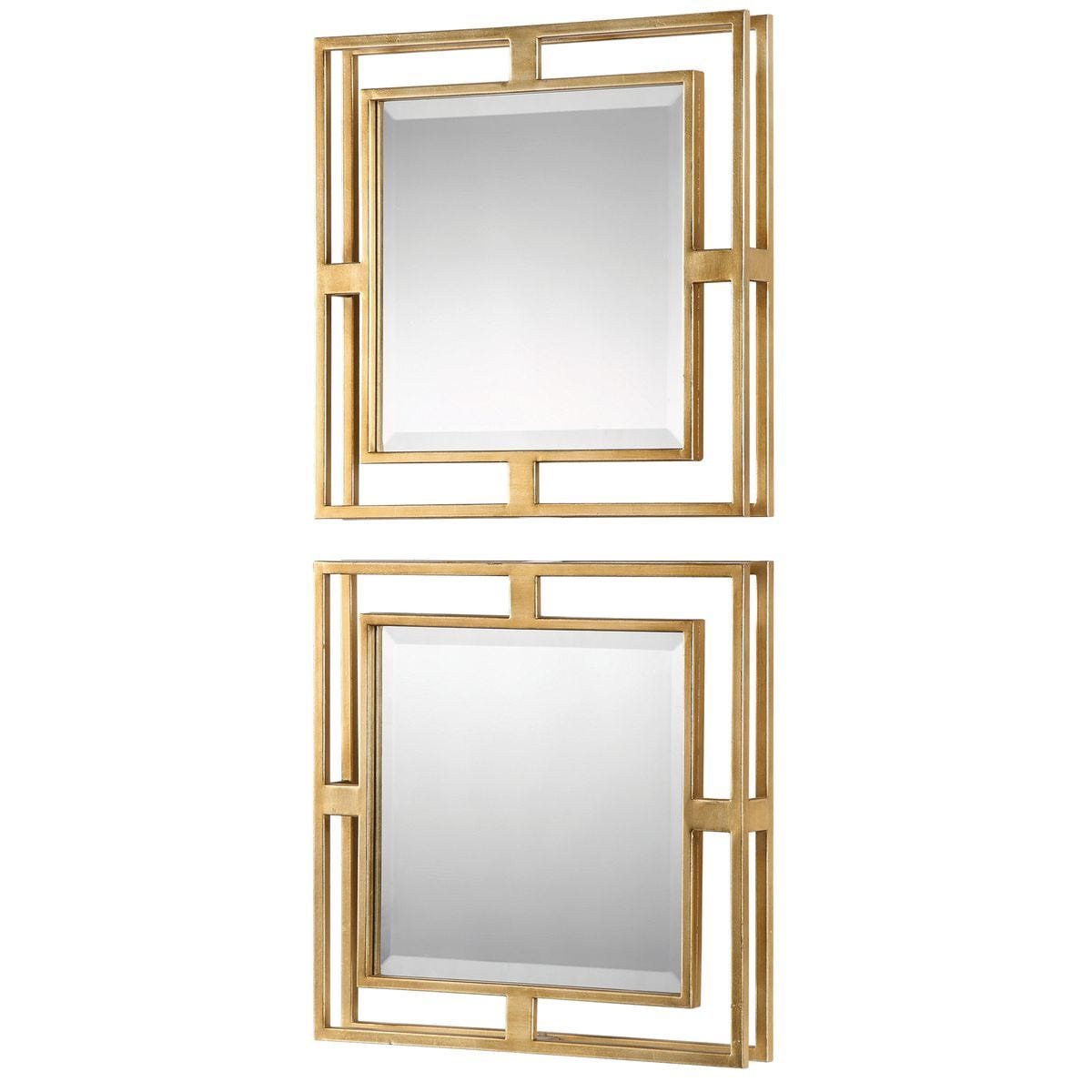 Allick Square Mirrors, S/2 – Mirrors by Uttermost | Sutter & Vale