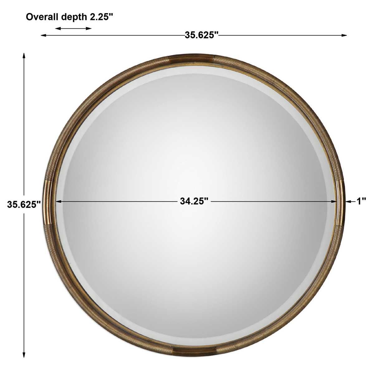 Finnick Round Mirror – Mirrors by Uttermost | Sutter & Vale
