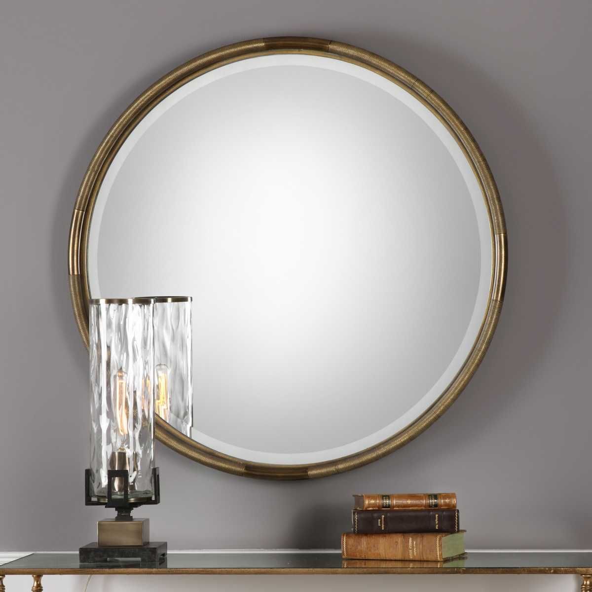 Finnick Round Mirror – Mirrors by Uttermost | Sutter & Vale