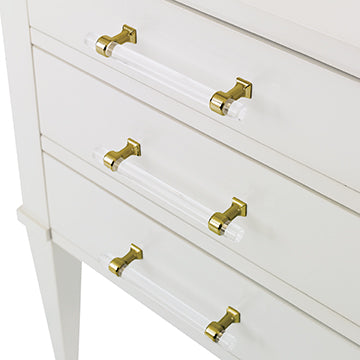 Sophie Petite Nightstand - Linen in Linen – Ambella Home