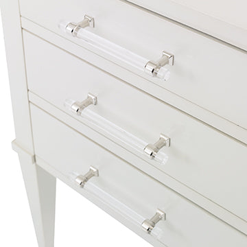 Sophie Petite Nightstand - Linen in Linen – Ambella Home