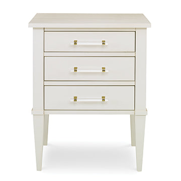 Sophie Petite Nightstand - Linen in Linen – Ambella Home