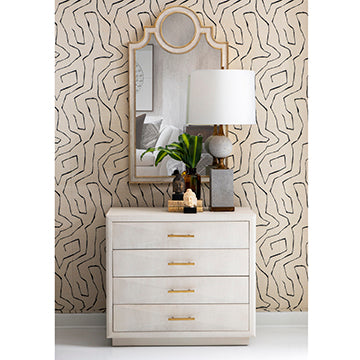 Shagreen Pyramid Chest - Linen