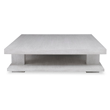 Braque Square Cocktail Table - Weathered Ivory