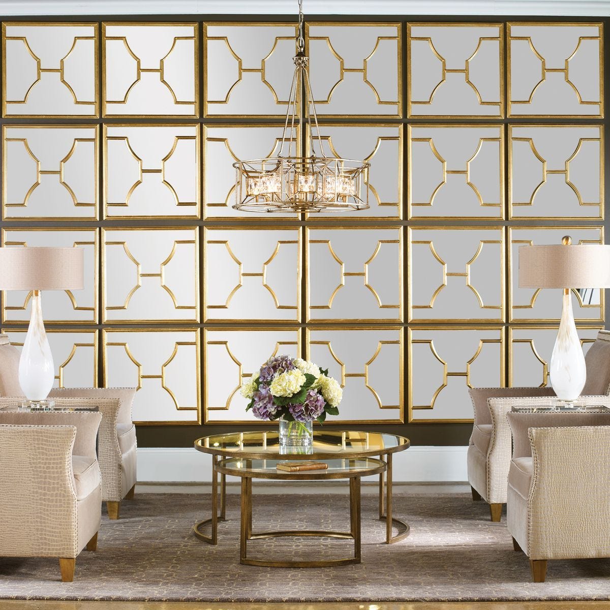 Misa Square Mirrors, S/2 – Mirrors by Uttermost | Sutter & Vale