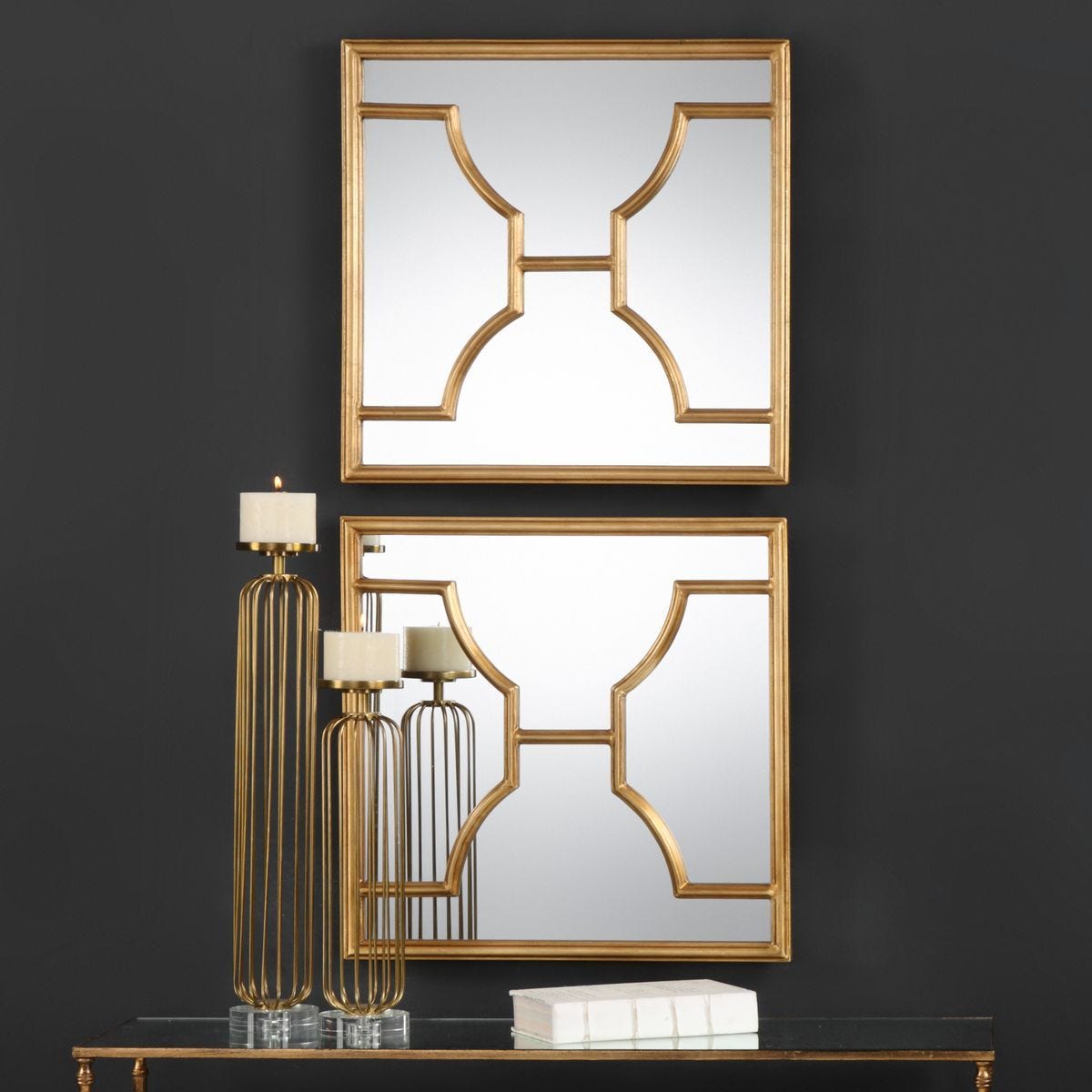 Misa Square Mirrors, S/2 – Mirrors by Uttermost | Sutter & Vale