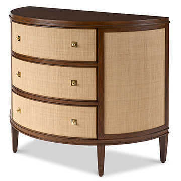 Orion Demilune Chest - Raffia
