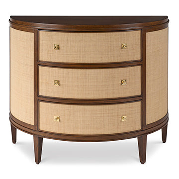 Orion Demilune Chest - Raffia