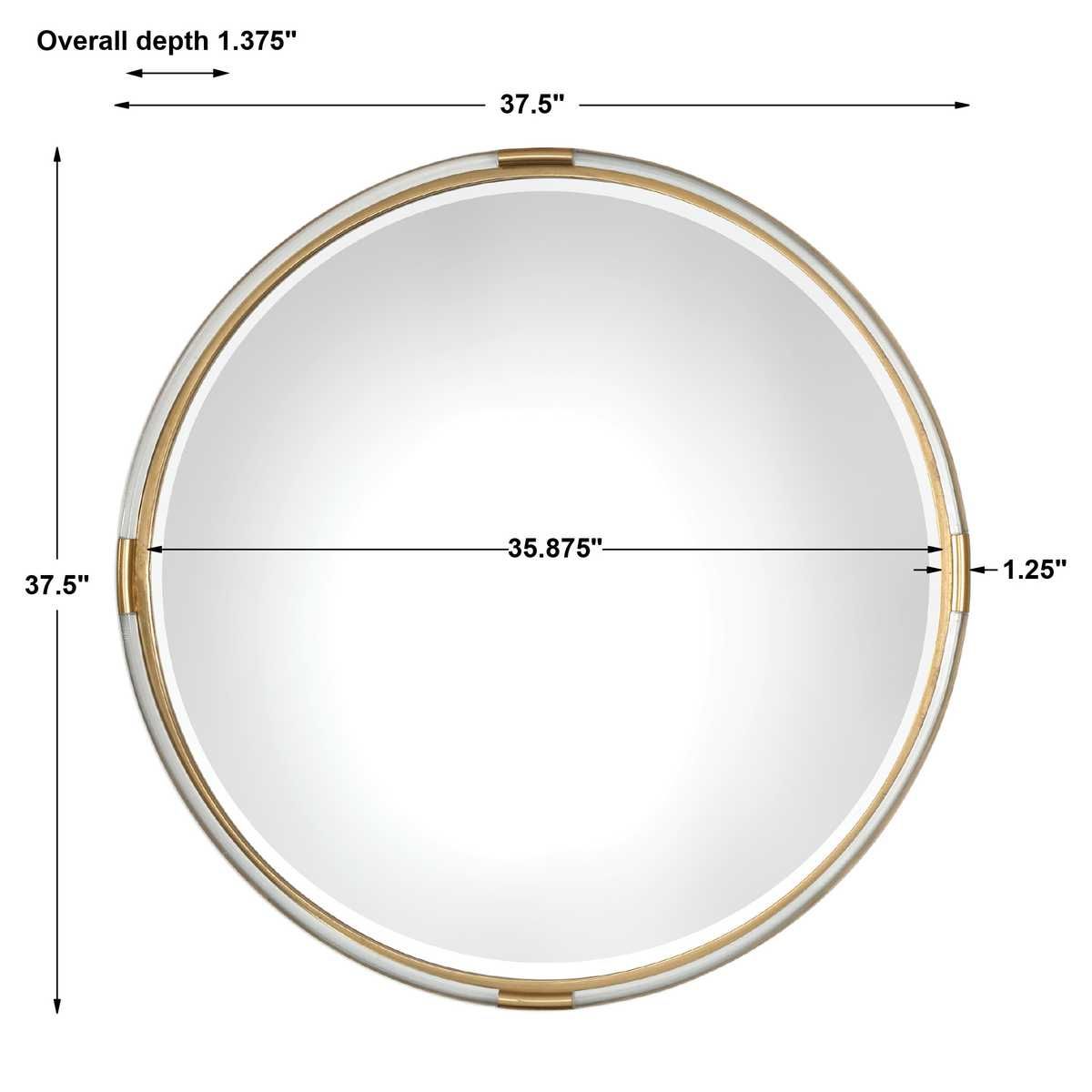 Mackai Round Mirror – Mirrors by Uttermost | Sutter & Vale