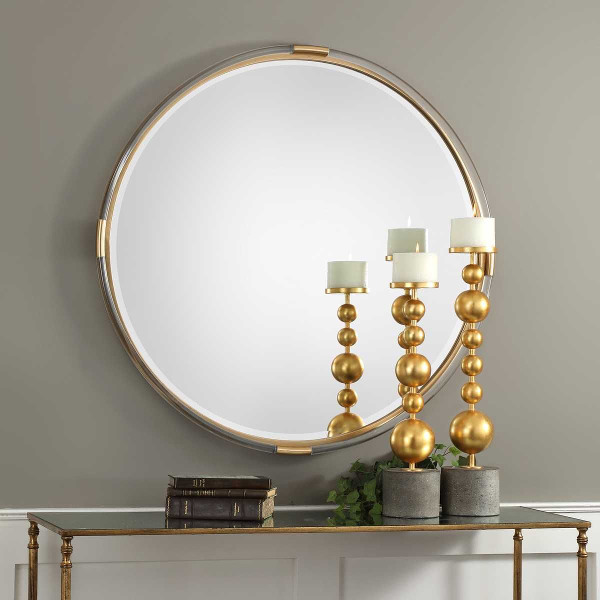 Mackai Round Mirror – Mirrors by Uttermost | Sutter & Vale