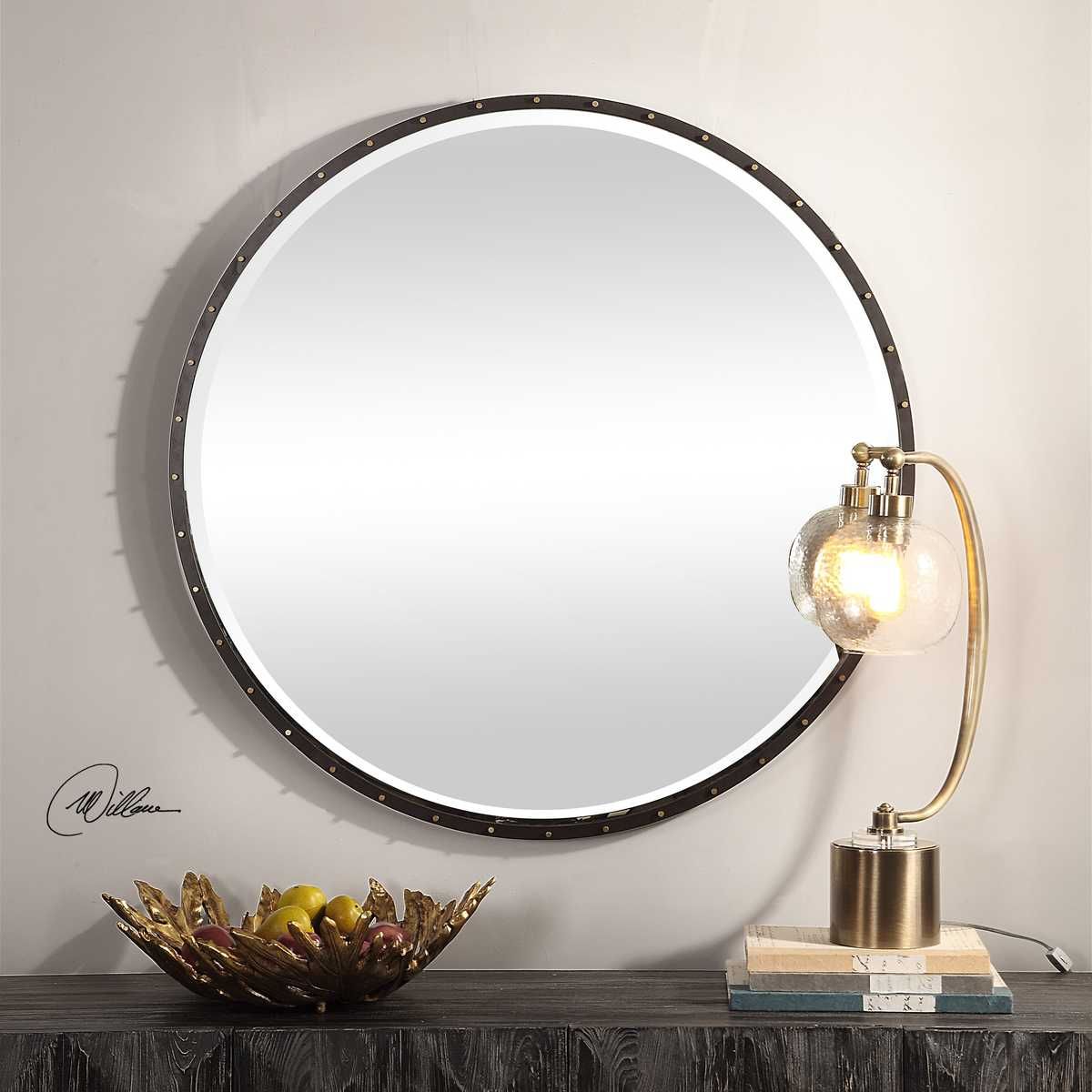 Benedo Round Mirror – Mirrors by Uttermost | Sutter & Vale