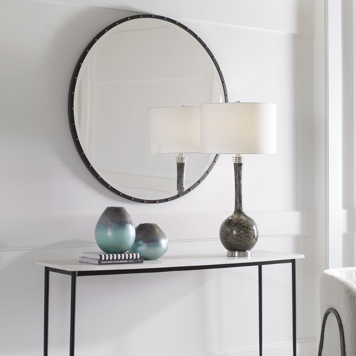 Benedo Round Mirror – Mirrors by Uttermost | Sutter & Vale