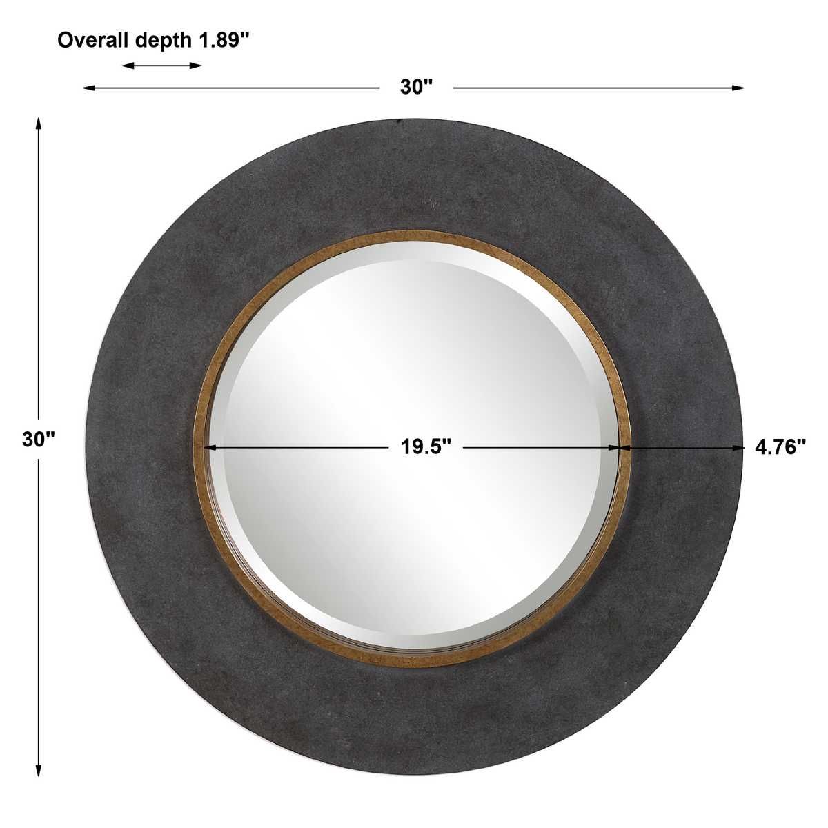 Saul Round Mirror – Mirrors by Uttermost | Sutter & Vale