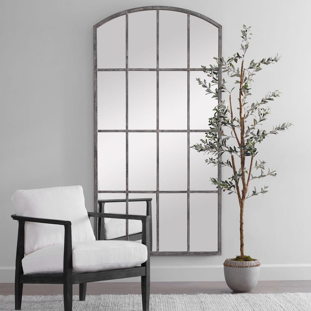 Amiel Large Arch Mirror, Ivory