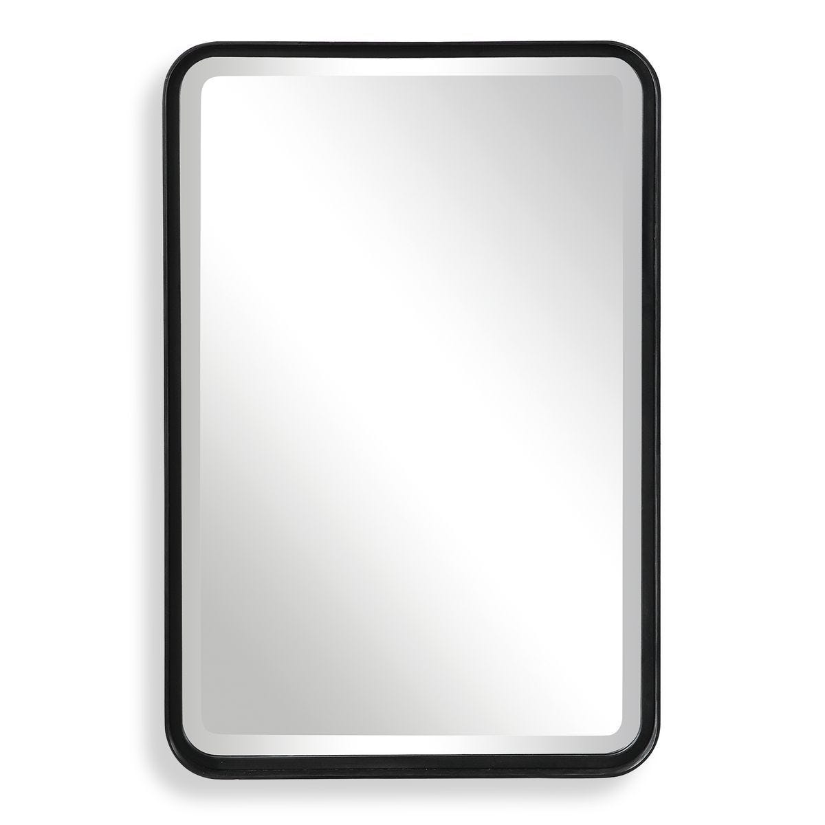 Crofton Vanity Mirror, Black – Mirrors by Uttermost | Sutter & Vale