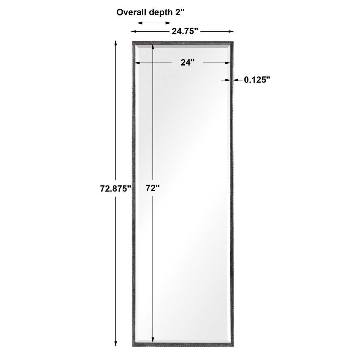 Callan Mirror, Black – Mirrors by Uttermost | Sutter & Vale