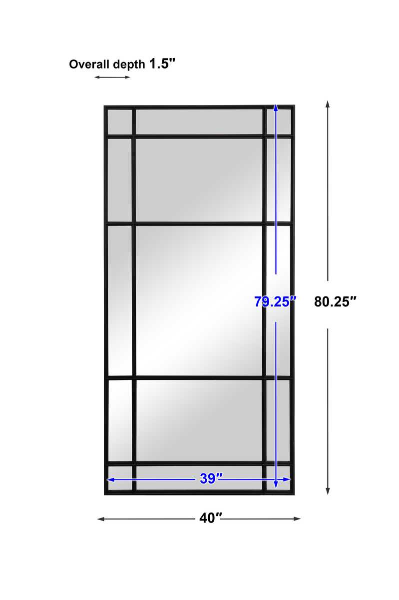 Spurgeon Mirror, Black
