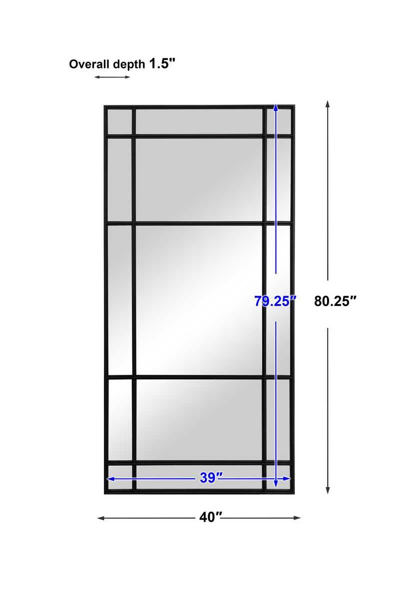 Spurgeon Mirror, Black – Mirrors by Uttermost | Sutter & Vale