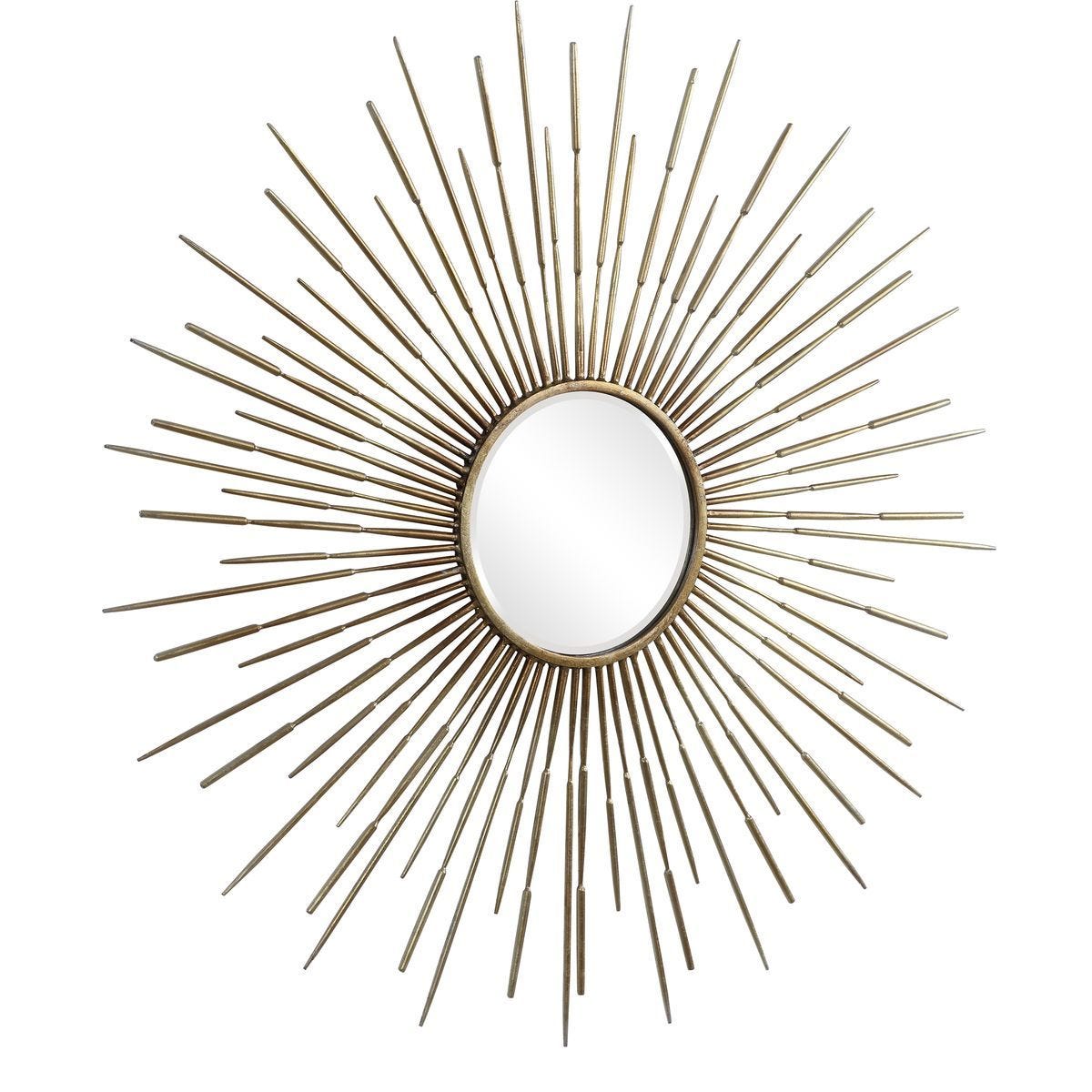 Golden Rays Round Mirror – Mirrors by Uttermost | Sutter & Vale