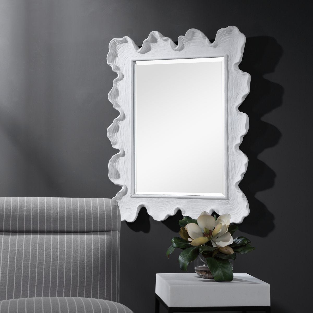 Sea Coral Mirror, White – Mirrors by Uttermost | Sutter & Vale