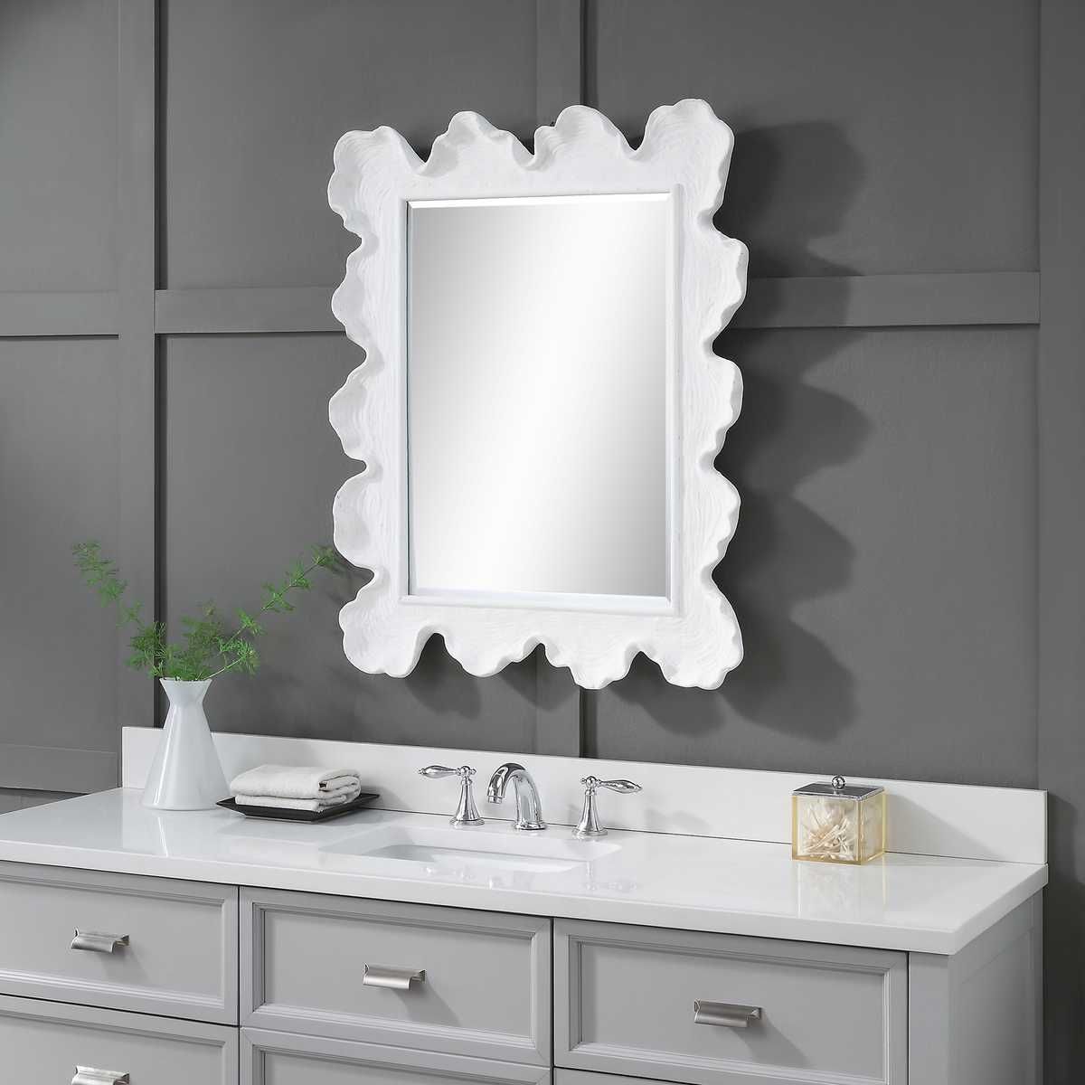 Sea Coral Mirror, White – Mirrors by Uttermost | Sutter & Vale