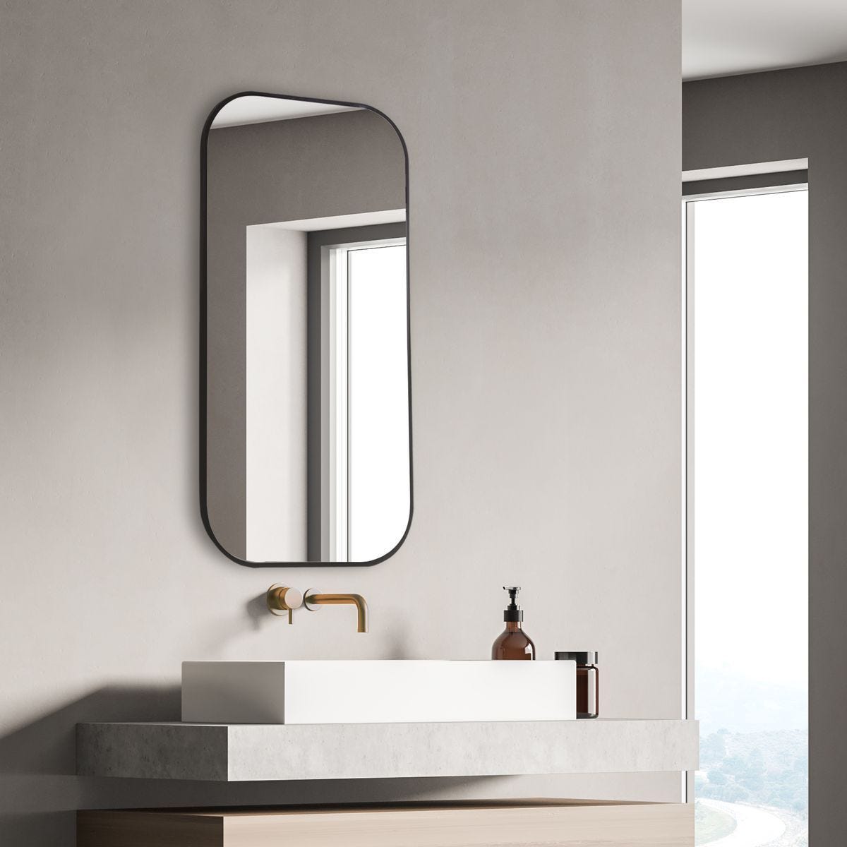 Taft Mirror, Black – Mirrors by Uttermost | Sutter & Vale