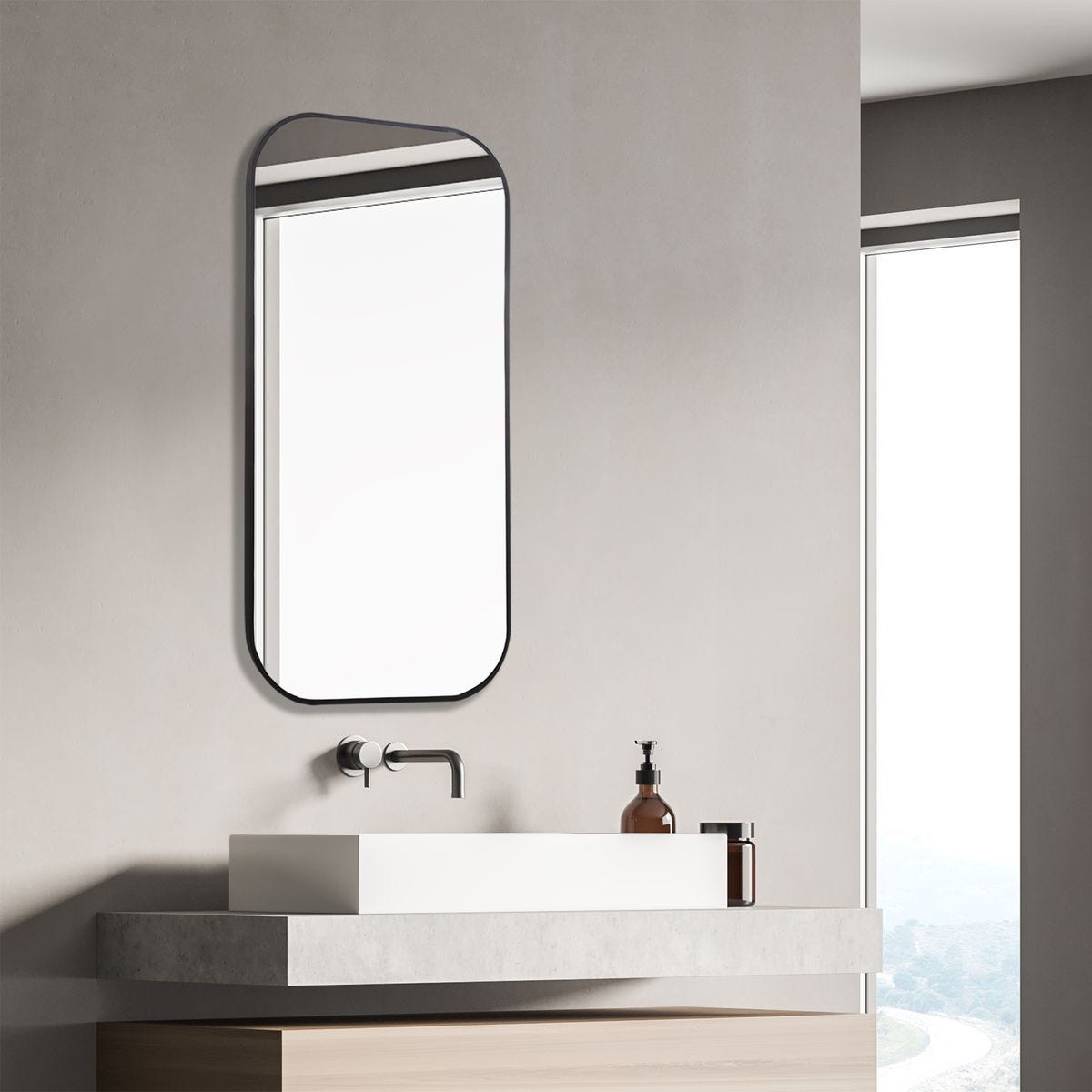 Taft Mirror, Black – Mirrors by Uttermost | Sutter & Vale