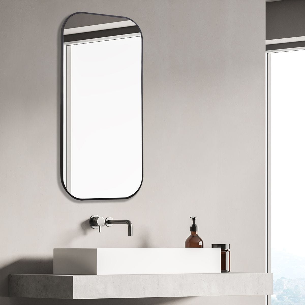 Taft Mirror, Black – Mirrors by Uttermost | Sutter & Vale