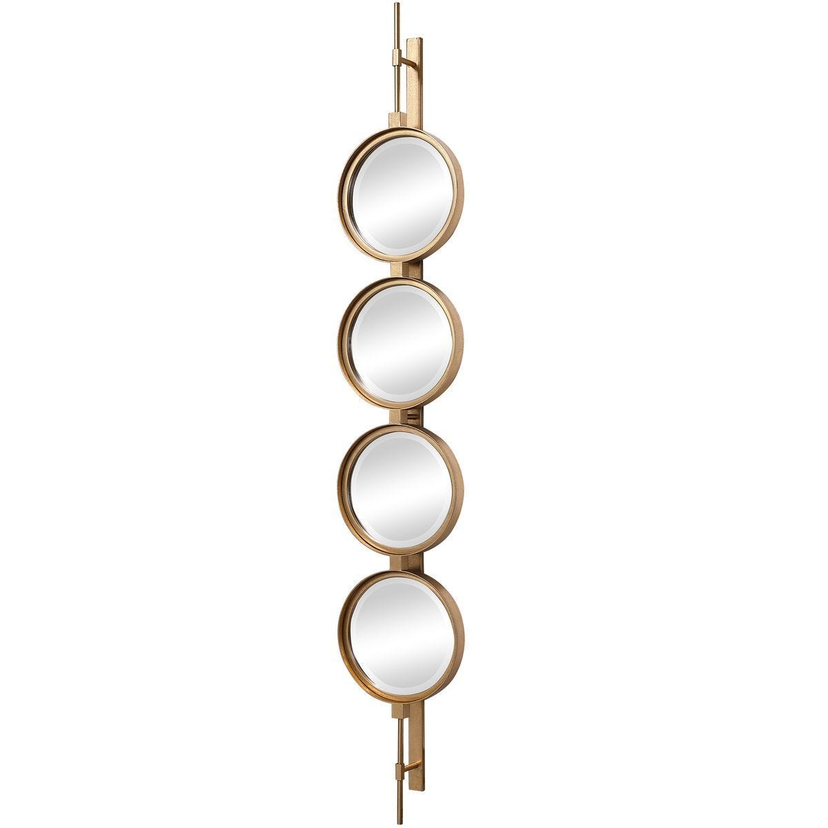 Button Mirror, Gold – Mirrors by Uttermost | Sutter & Vale