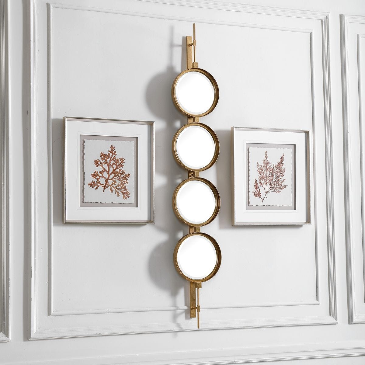 Button Mirror, Gold – Mirrors by Uttermost | Sutter & Vale