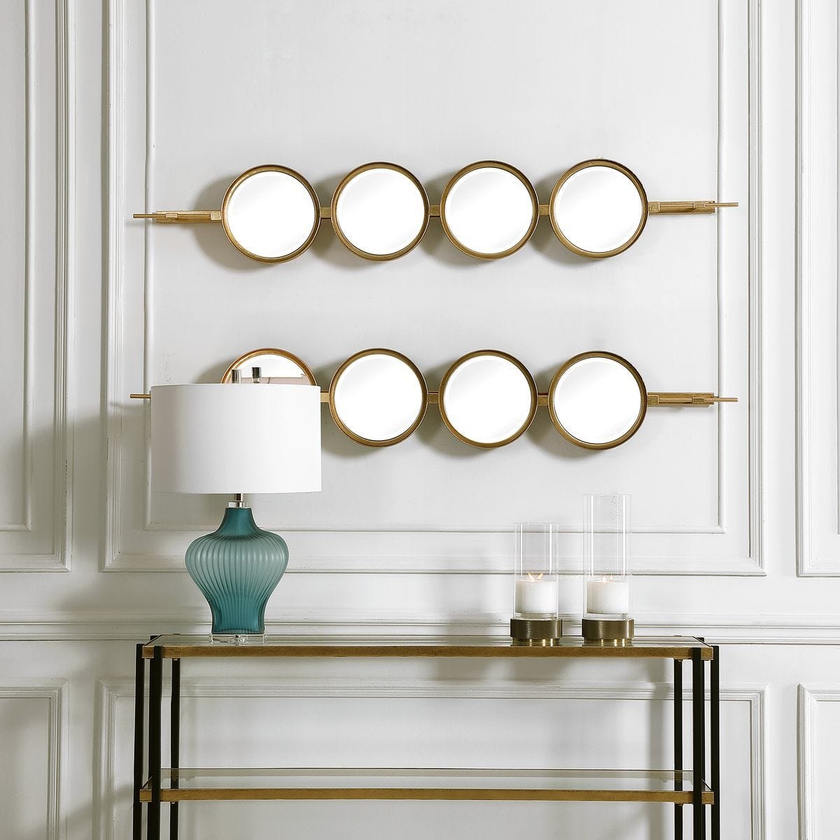 Button Mirror, Gold – Mirrors by Uttermost | Sutter & Vale