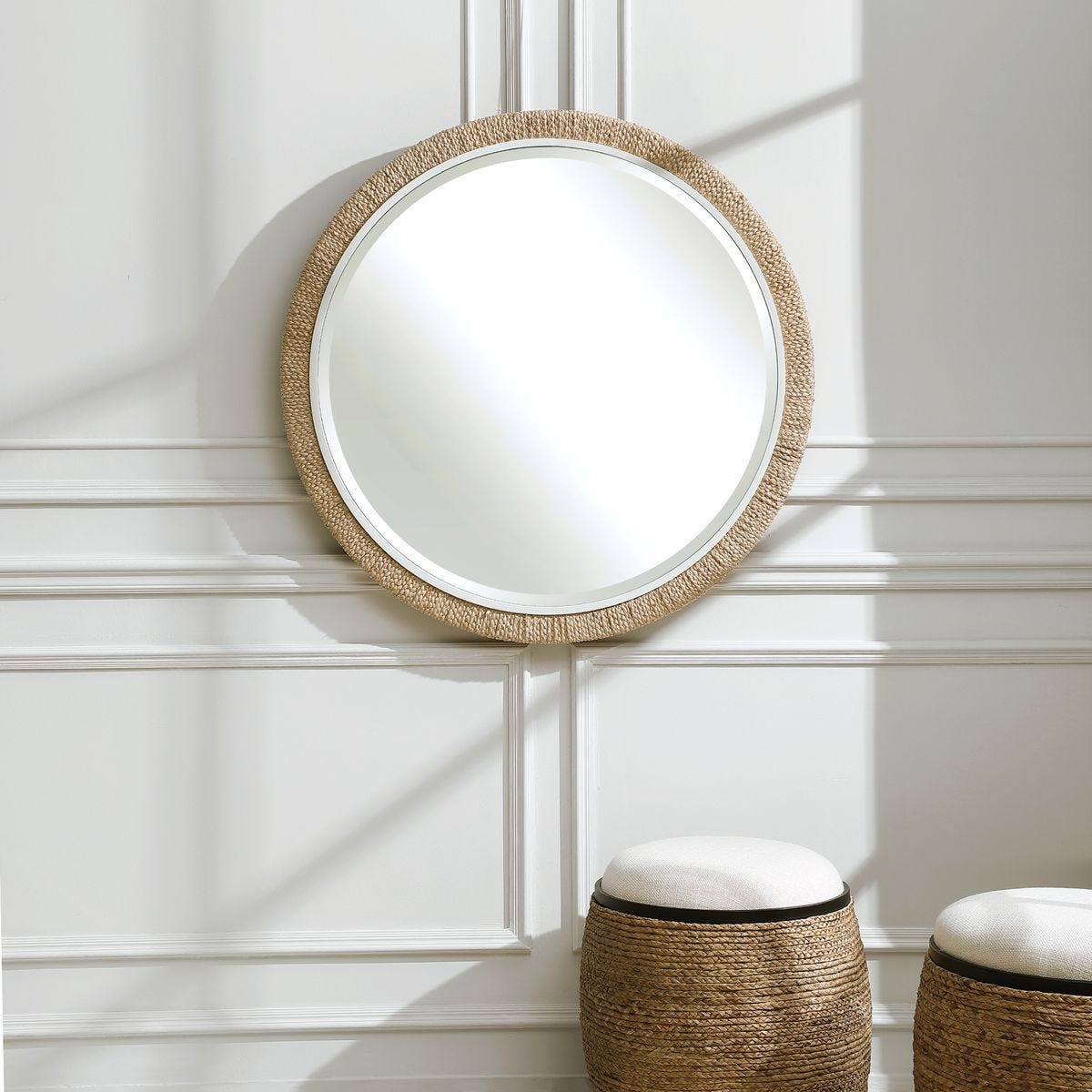 Carbet Round Mirror – Mirrors by Uttermost | Sutter & Vale