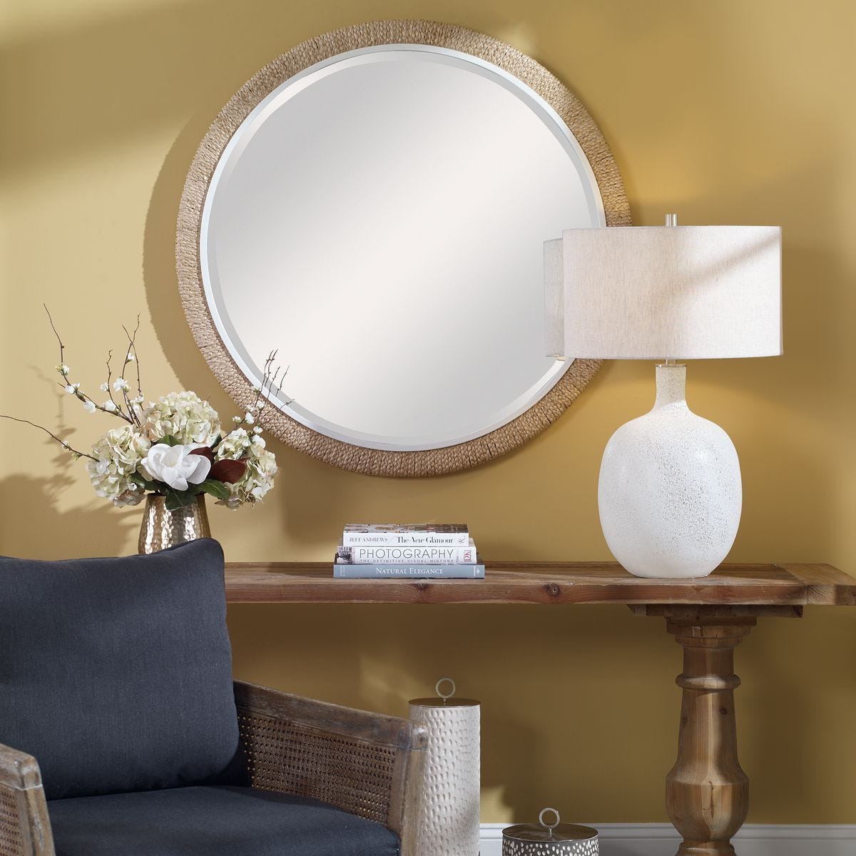 Carbet Round Mirror – Mirrors by Uttermost | Sutter & Vale