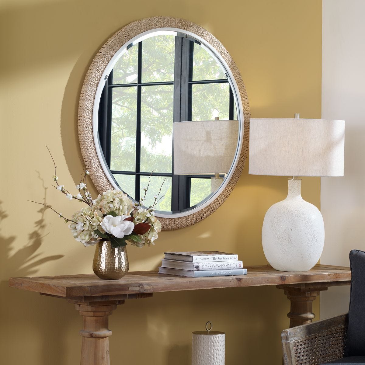 Carbet Round Mirror – Mirrors by Uttermost | Sutter & Vale