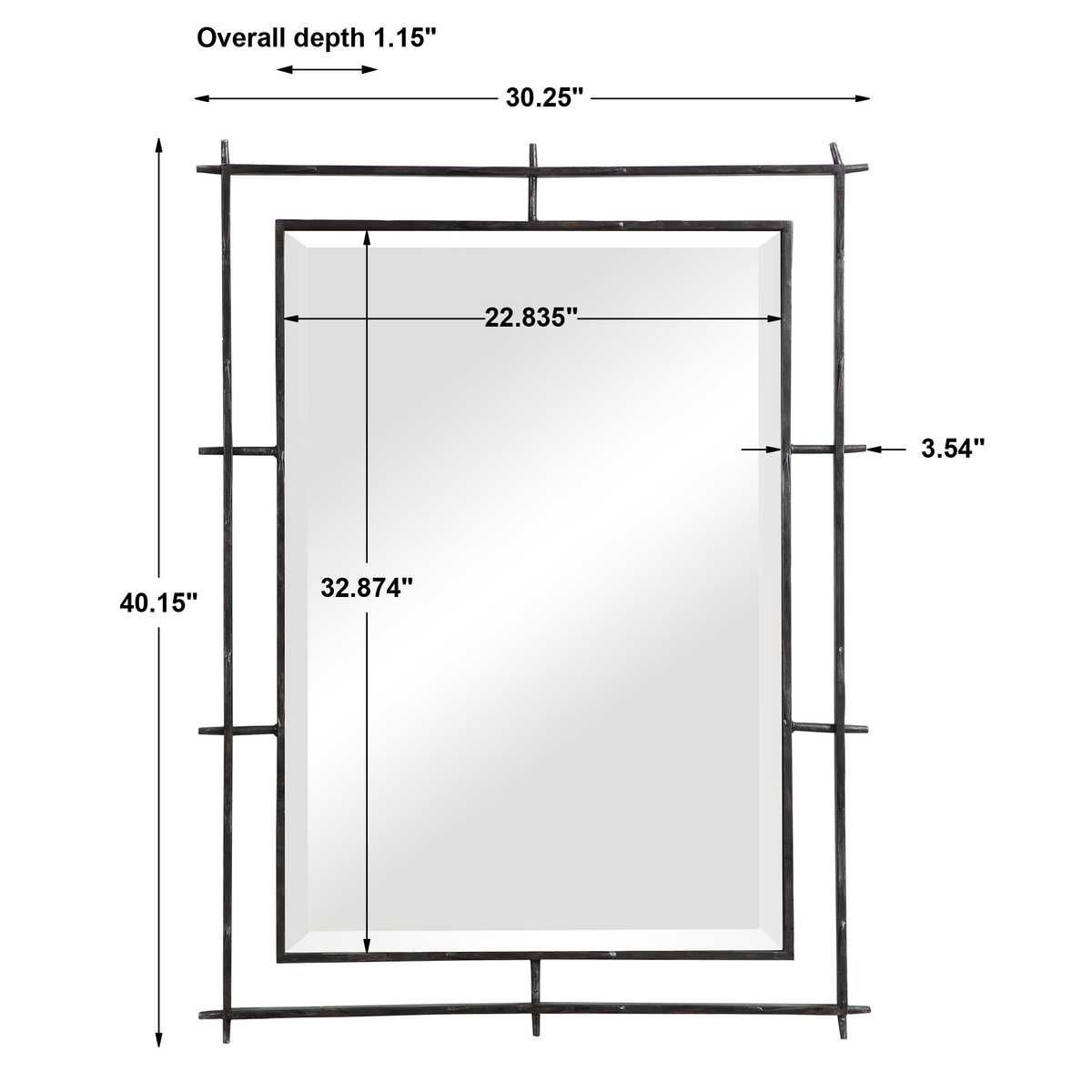 Ironworks Mirror – Mirrors by Uttermost | Sutter & Vale