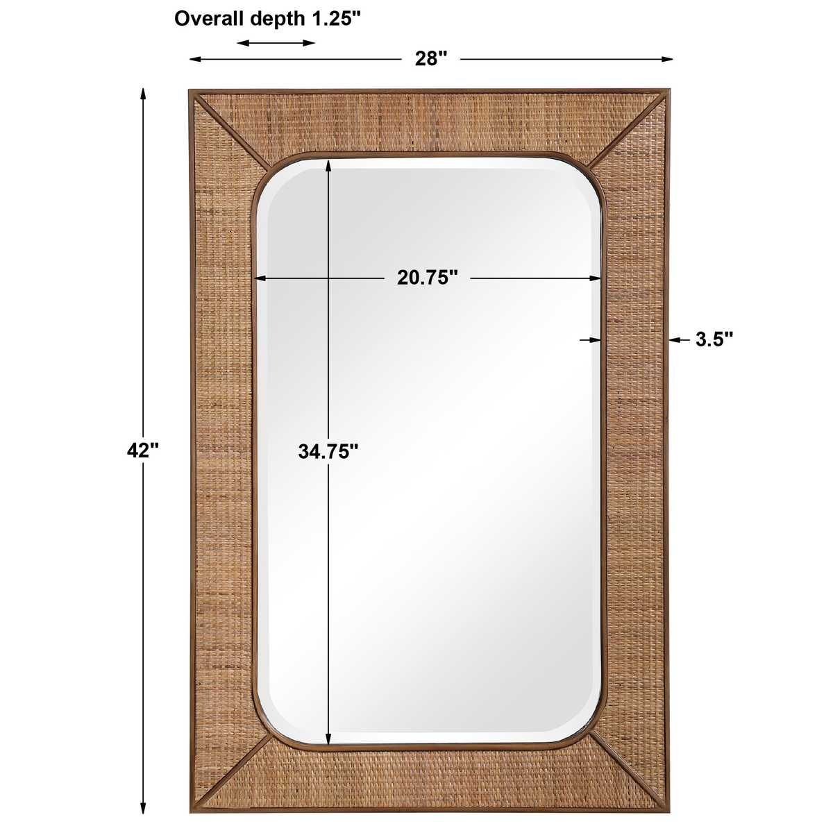 Tahiti Mirror – Mirrors by Uttermost | Sutter & Vale