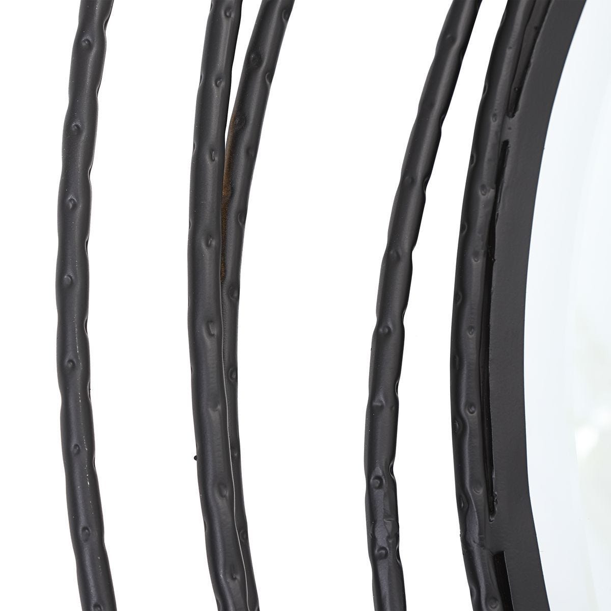 Whirlwind Round Mirror, Black – Mirrors by Uttermost | Sutter & Vale