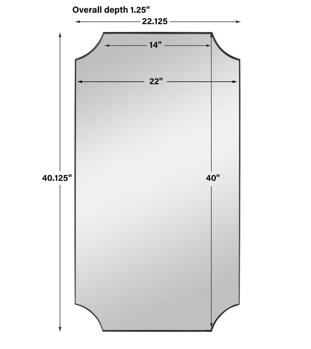 Lennox Mirror, Black – Mirrors by Uttermost | Sutter & Vale