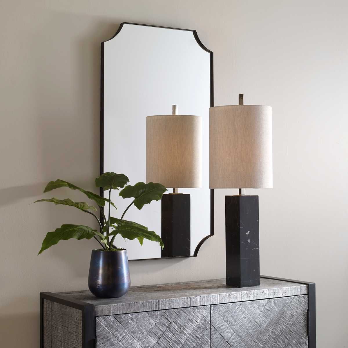 Lennox Mirror, Black – Mirrors by Uttermost | Sutter & Vale