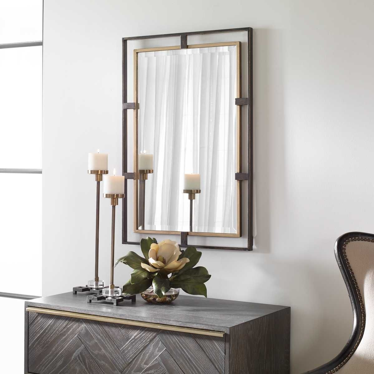 Carrizo Rectangle Mirror – Mirrors by Uttermost | Sutter & Vale