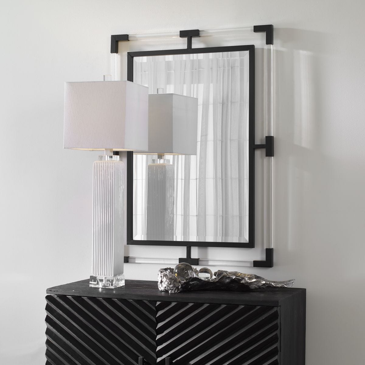 Balkan Mirror, Black – Mirrors by Uttermost | Sutter & Vale
